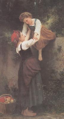 Adolphe William Bouguereau Little Marauders (mk26) oil painting picture